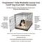 Show in main carousel: Snoozer Pet Products 100% Washable Forgiveness Cozy Cave Orthopedic Dog & Cat Crate Bed with Removable Cover, Hot Fudge, Medium slide 7 of 9