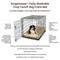 Show in main carousel: Snoozer Pet Products 100% Washable Forgiveness Cozy Cave Orthopedic Dog & Cat Crate Bed with Removable Cover, Khaki, Large slide 7 of 9