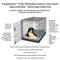 Show in main carousel: Snoozer Pet Products 100% Washable Forgiveness Cozy Cave Orthopedic Dog & Cat Crate Bed with Removable Cover, Merling Pewter Gray, Large slide 2 of 8