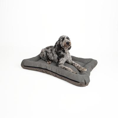 Show full view: Snoozer Pet Products All Day with Cloud 9 Ash Reversible Microsuede Dog & Cat Bed, Anthracite, Large slide 2 of 5