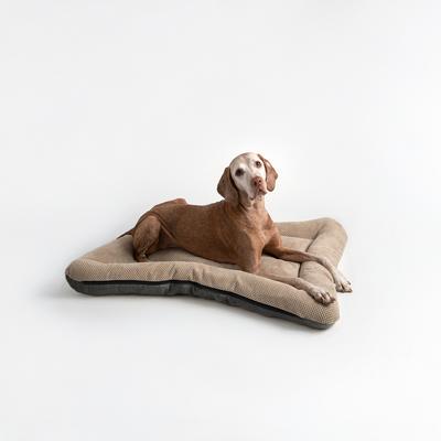 Show full view: Snoozer Pet Products All Day with Cloud 9 Ash Reversible Premium Microsuede Dog & Cat Bed, Marmot Sand, Large slide 2 of 8