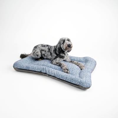 Show full view: Snoozer Pet Products All Day with Cloud 9 Ash Reversible Premium Microsuede Dog & Cat Bed, Palmer Indigo, Small slide 4 of 6