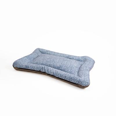 Show full view: Snoozer Pet Products All Day with Cloud 9 Ash Reversible Premium Microsuede Dog & Cat Bed, Palmer Indigo, Small slide 5 of 6