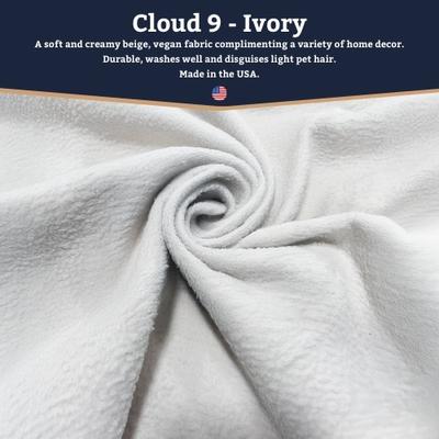 Show full view: Snoozer Pet Products All Day with Cloud 9 Ivory Reversible Premium Microsuede Dog & Cat Bed, Merlin Pewter, Large slide 5 of 5