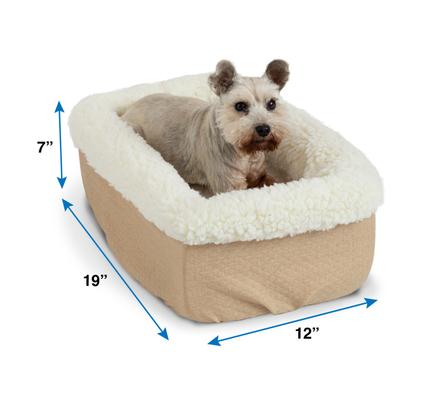 Show full view: Snoozer Pet Products Console Lookout Dog Car Seat, Birch Diamond, Large slide 4 of 6