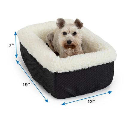 Show full view: Snoozer Pet Products Console Lookout Dog Car Seat, Black Diamond, Large slide 4 of 6