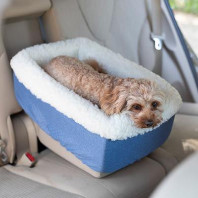 Show full view: Snoozer Pet Products Console Lookout Dog Car Seat, Denim Diamond, Large slide 1 of 6