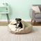 Show in main carousel: Snoozer Pet Products Cozy Cave Orthopedic Covered Cat & Dog Bed with Removable Cover, Khaki, Large slide 1 of 8