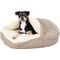 Show in main carousel: Snoozer Pet Products Cozy Cave Orthopedic Covered Cat & Dog Bed with Removable Cover, Khaki, Large slide 5 of 8