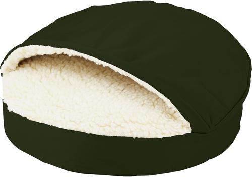 Show full view: Snoozer Pet Products Cozy Cave Orthopedic Covered Cat & Dog Bed with Removable Cover, Olive, X-Large slide 4 of 8