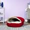 Show in main carousel: Snoozer Pet Products Cozy Cave Orthopedic Covered Cat & Dog Bed with Removable Cover, Red, Small slide 5 of 9