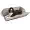 Show in main carousel: Snoozer Pet Products Doggy Day Bolster Dog & Cat Bed with Removable Cover, Merlin Linen Gray, Medium slide 3 of 6