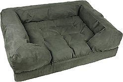 Snoozer Pet Products Forgiveness Sofa Dog & Cat Bed, Anthracite, Large
