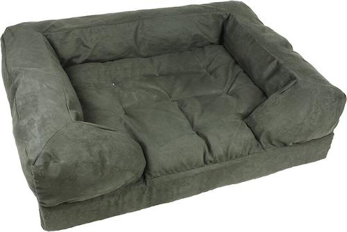Show full view: Snoozer Pet Products Forgiveness Sofa Dog & Cat Bed, Anthracite, Large slide 1 of 6