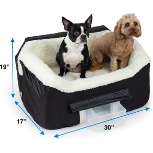 Snoozer Pet Products Lookout 2 Dog Car Seat, Black Diamond, Large