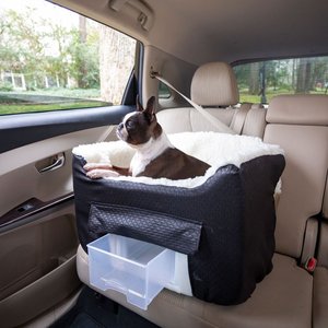 Snoozer Pet Products Lookout 2 Dog Car Seat, Black Diamond, Medium