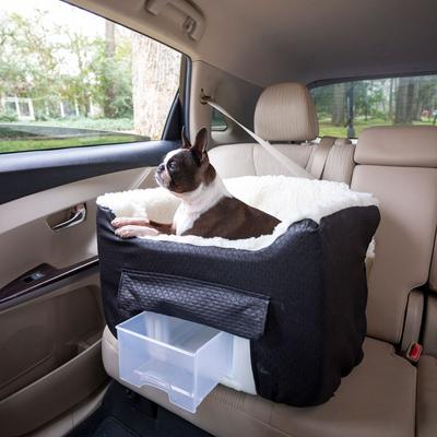Show full view: Snoozer Pet Products Lookout 2 Dog Car Seat, Black Diamond, Medium slide 1 of 7