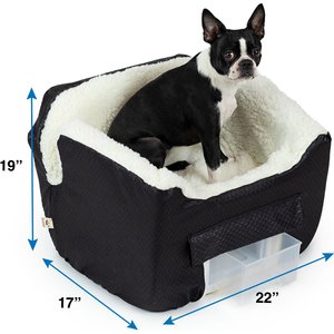 Snoozer Pet Products Lookout 2 Dog Car Seat, Black Diamond, Medium