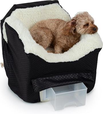Show full view: Snoozer Pet Products Lookout 2 Dog Car Seat, Black Diamond, Small slide 2 of 7