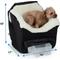 Show in main carousel: Snoozer Pet Products Lookout 2 Dog Car Seat, Black Diamond, Small slide 3 of 7