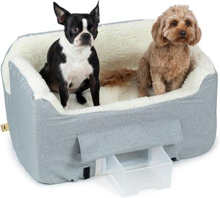 Show full view: Snoozer Pet Products Lookout 2 Dog Car Seat, Stone Diamond, Large slide 2 of 6
