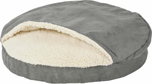 Show full view: Snoozer Pet Products Luxury Cozy Cave Orthopedic Cat & Dog Bed with Removable Cover, Anthracite, Large slide 4 of 10