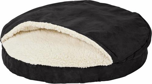 Show full view: Snoozer Pet Products Luxury Cozy Cave Orthopedic Cat & Dog Bed with Removable Cover, Black, Large slide 4 of 10