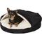 Show in main carousel: Snoozer Pet Products Luxury Cozy Cave Orthopedic Cat & Dog Bed with Removable Cover, Black, Large slide 5 of 10