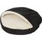 Show in main carousel: Snoozer Pet Products Luxury Cozy Cave Orthopedic Cat & Dog Bed with Removable Cover, Black, Small slide 3 of 9