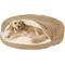 Show in main carousel: Snoozer Pet Products Luxury Cozy Cave Orthopedic Cat & Dog Bed with Removable Cover, Camel, X-Large slide 4 of 9