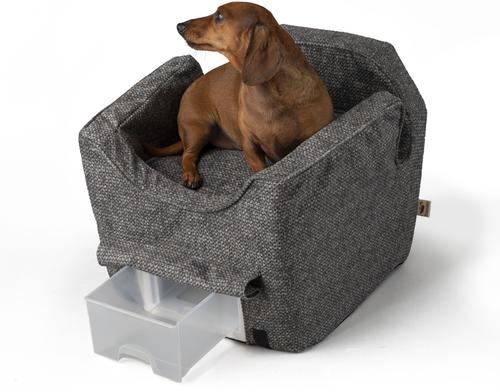 Show full view: Snoozer Pet Products Luxury Lookout 2, Small, Merlin Pewter slide 1 of 4