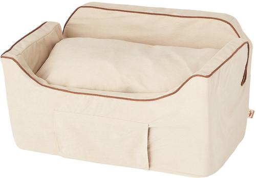 Show full view: Snoozer Pet Products Luxury Lookout II Micro Suede Dog & Cat Car Seat, Buckskin, Large slide 2 of 8