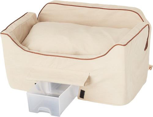 Show full view: Snoozer Pet Products Luxury Lookout II Micro Suede Dog & Cat Car Seat, Buckskin, Large slide 4 of 8