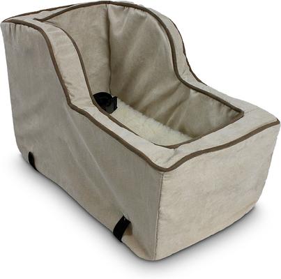 Show full view: Snoozer Pet Products Luxury Microfiber High Back Console Dog & Cat Car Seat, Buckskin slide 3 of 7