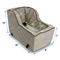 Show in main carousel: Snoozer Pet Products Luxury Microfiber High Back Console Dog & Cat Car Seat, Buckskin slide 4 of 7