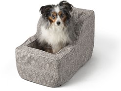 Snoozer Pet Products Luxury Microfiber High Back Console Dog & Cat Car Seat, Merlin Linen, Large