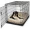 Show in main carousel: Snoozer Pet Products Luxury Microsuede Crate Cozy Cave Covered Dog Bed with Removable Cover, Buckskin, X-Large slide 2 of 2
