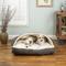 Show in main carousel: Snoozer Pet Products Luxury Microsuede Rectangle Cozy Cave Covered Dog Bed with Removable Cover, Anthracite, Large slide 1 of 3