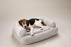 Snoozer Pet Products Luxury Orthopedic Bolster Dog Bed with Removable Cover, Palmer Dove, X-Large