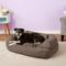 Show in main carousel: Snoozer Pet Products Luxury Overstuffed Cat & Dog Bed with Removable Cover, Anthracite, Large slide 1 of 10