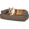Show in main carousel: Snoozer Pet Products Luxury Overstuffed Cat & Dog Bed with Removable Cover, Anthracite, Large slide 5 of 10