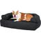 Show in main carousel: Snoozer Pet Products Luxury Overstuffed Cat & Dog Bed with Removable Cover, Black, Large slide 4 of 9