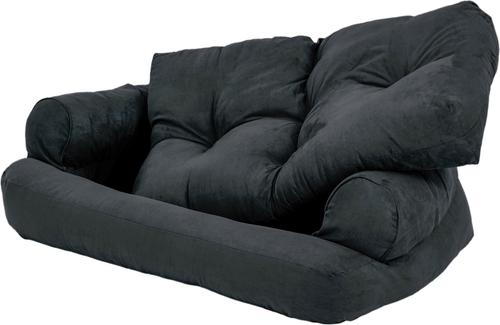 Show full view: Snoozer Pet Products Luxury Overstuffed Cat & Dog Bed with Removable Cover, Black, Large slide 6 of 9