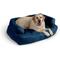 Show in main carousel: Snoozer Pet Products Luxury Overstuffed Cat & Dog Bed with Removable Cover, Blue, Large slide 2 of 6