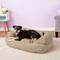 Show in main carousel: Snoozer Pet Products Luxury Overstuffed Cat & Dog Bed with Removable Cover, Buckskin, Large slide 1 of 9