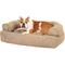Show in main carousel: Snoozer Pet Products Luxury Overstuffed Cat & Dog Bed with Removable Cover, Buckskin, Large slide 4 of 9