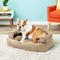 Show in main carousel: Snoozer Pet Products Luxury Overstuffed Cat & Dog Bed with Removable Cover, Buckskin, Small slide 1 of 10