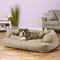 Show in main carousel: Snoozer Pet Products Luxury Overstuffed Cat & Dog Bed with Removable Cover, Buckskin, X-Large slide 1 of 10