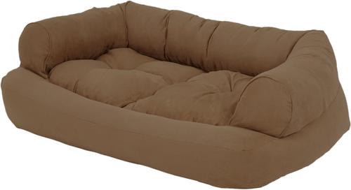 Show full view: Snoozer Pet Products Luxury Overstuffed Cat & Dog Bed with Removable Cover, Camel, Small slide 3 of 10