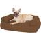 Show in main carousel: Snoozer Pet Products Luxury Overstuffed Cat & Dog Bed with Removable Cover, Camel, Small slide 4 of 10